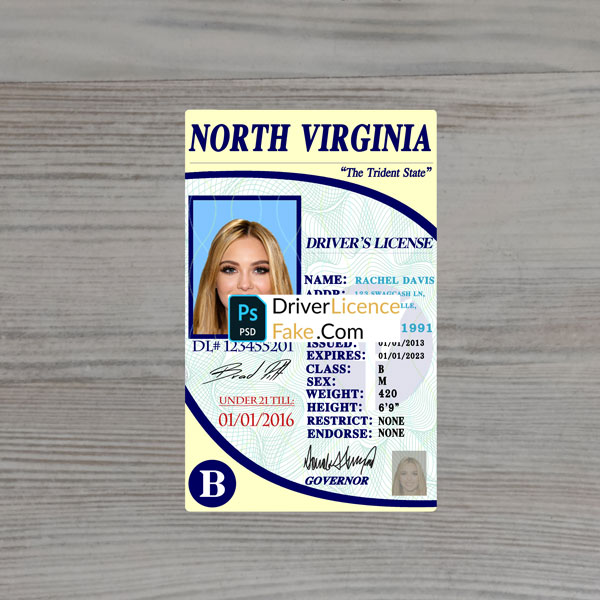 Virginia-Drivers-license-template-2