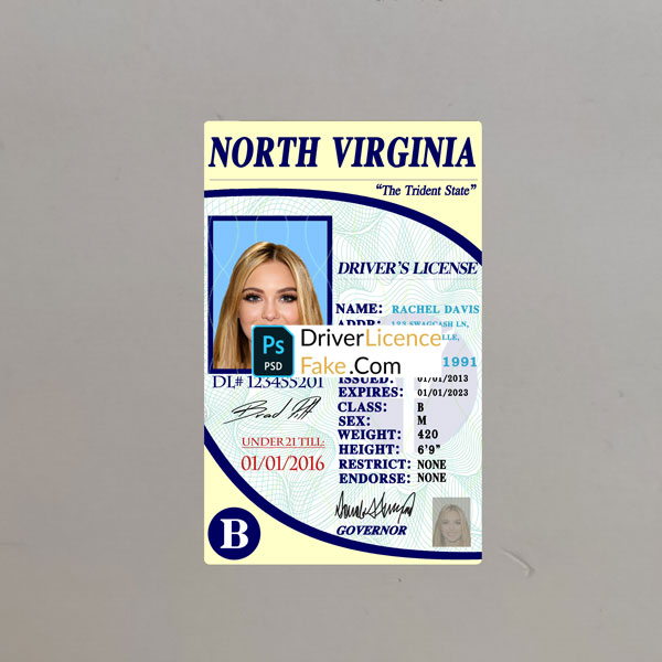 Virginia-Drivers-license-template-3