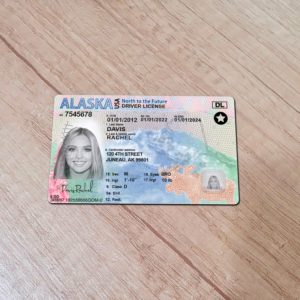 Alaska Driver License template