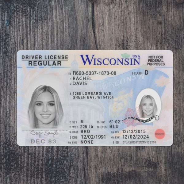 fake wisconsin drivers license
