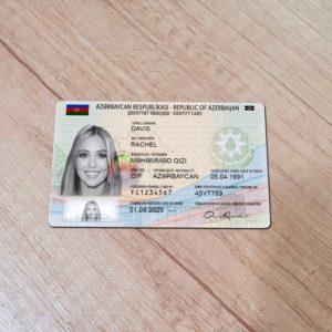 Azerbaijan ID Card template