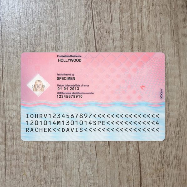 Create Croatia Id Card Maker