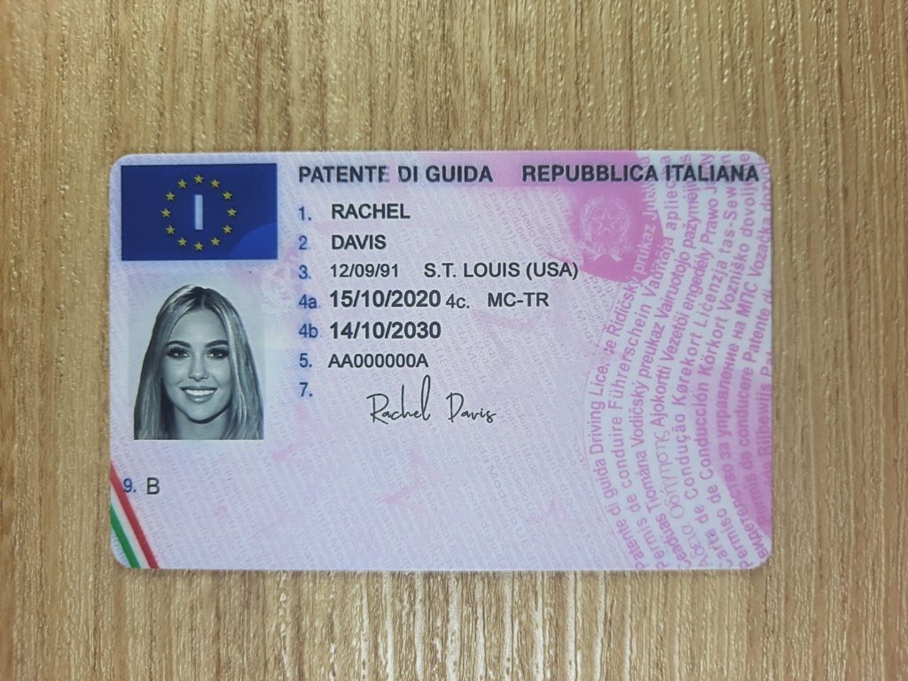 fake driver license