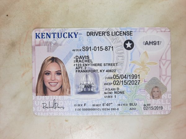 fake drivers license Kentucky