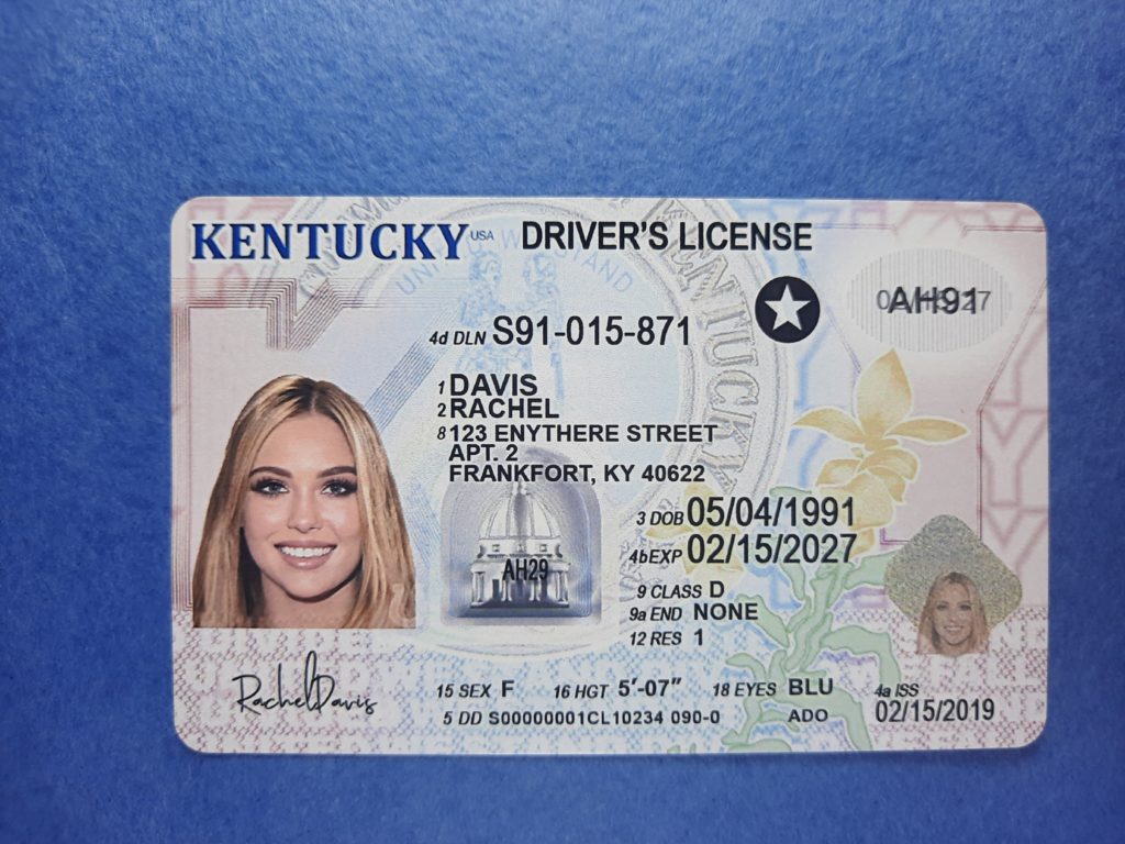 fake drivers license KY