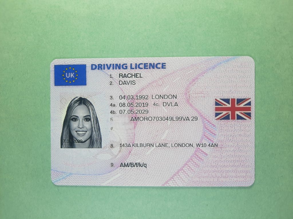 fake drivers license UK