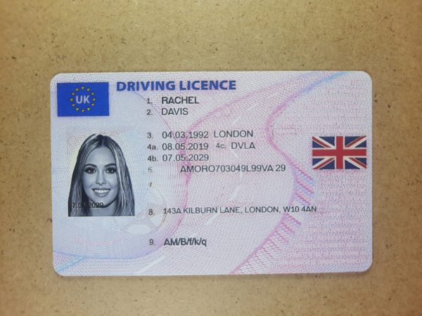fake driver license Uk