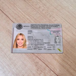 Mexico Id Card Template