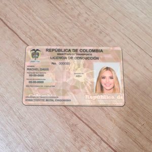 Columbia driver license template