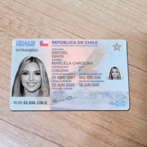 Chile ID template