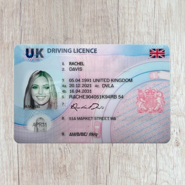 fake uk driving licence