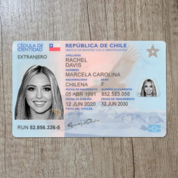 Fake Chile Id Card Template