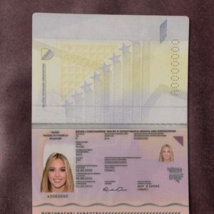 Bosnia and Herzegovina passport template
