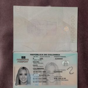 Columbia passport template