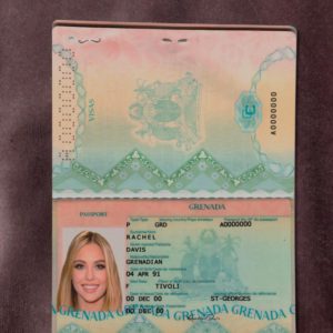 Grenada passport template